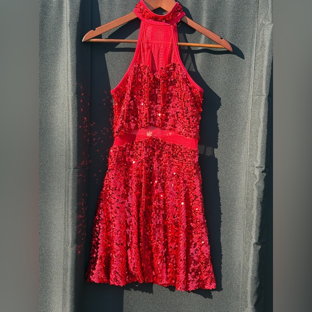 (2) EUC Weissman Sequin Halter Dance Dresses
